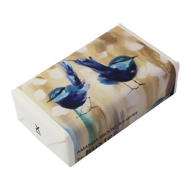 Huxter Petite Blue Wren Wrapped Fragranced Soap