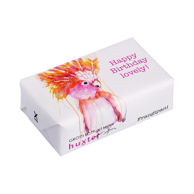 Huxter Gillian Cockatoo - Happy Birthday Lovely Wrapped Fragranced Soap