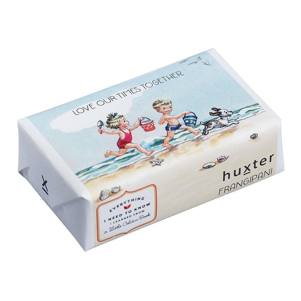 Huxter Kids at Play on the Beach - Love Our Times Together Wrapped Fragranced Soap