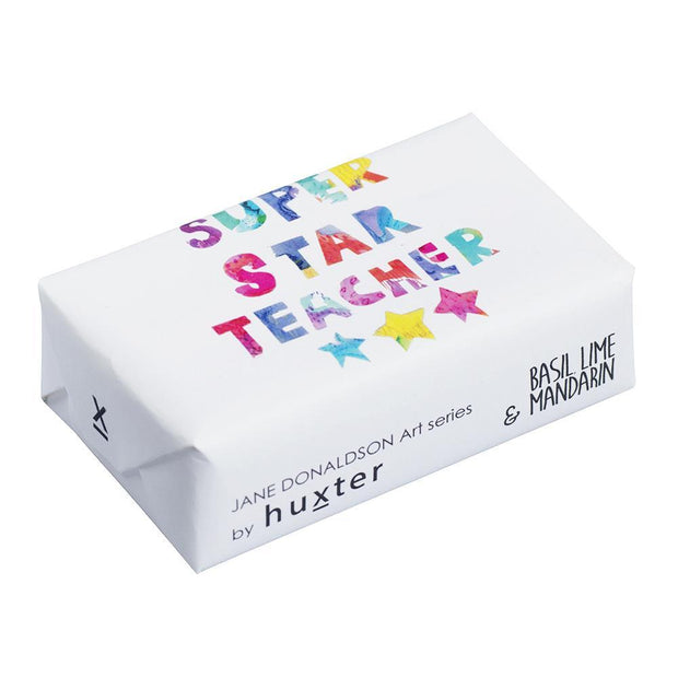 Huxter Super Star Teacher Wrapped Fragranced Soap