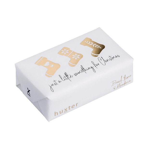 Huxter Christmas Stocking Gold Foil Wrapped Fragranced Soap