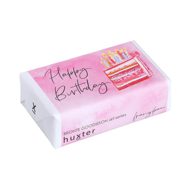 Huxter Pink Cake - Happy Birthday - Wrapped Fragranced Soap