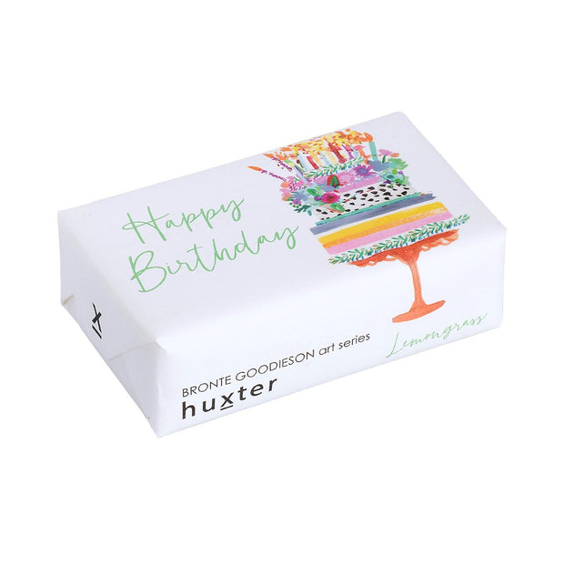 Huxter Birthday Cake - Happy Birthday - Wrapped Fragranced Soap