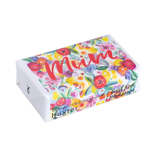 Huxter White Floral Mum - Wrapped Fragranced Soap