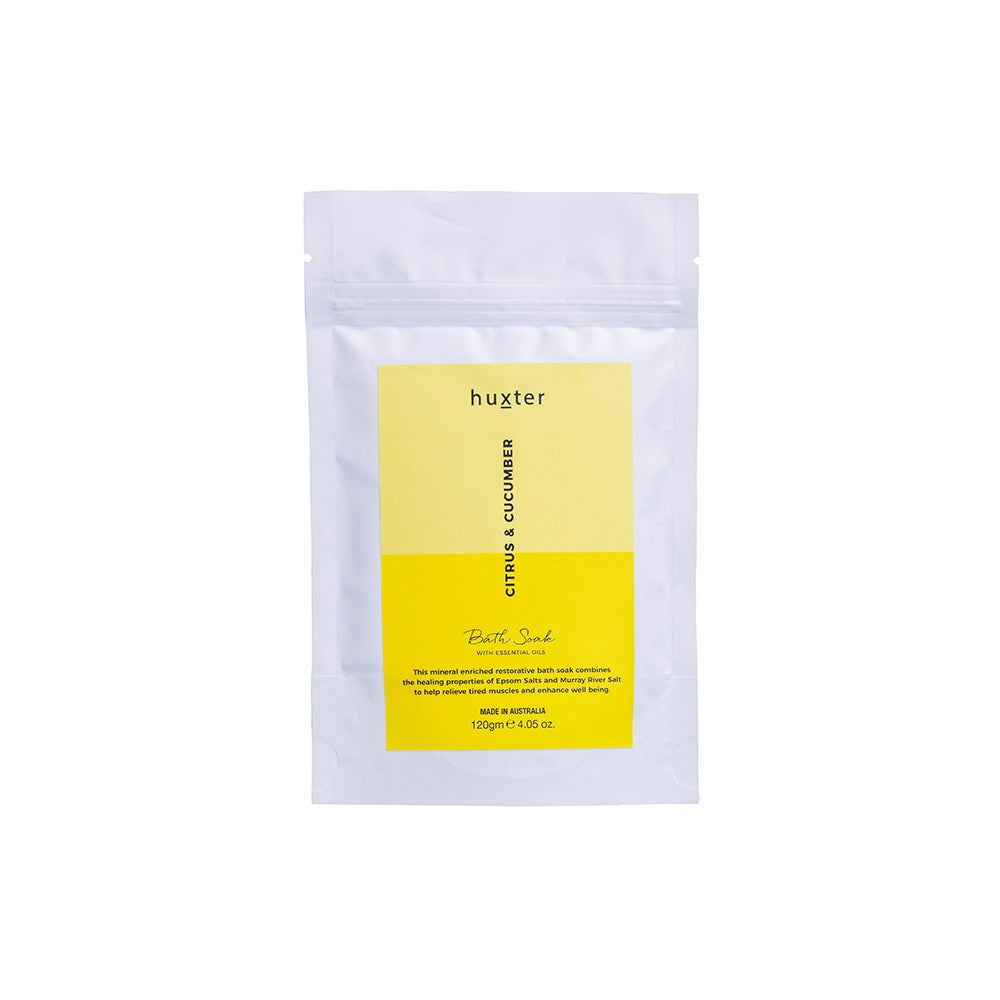 Huxter Bath Soak 120g - Citrus & Cucumber