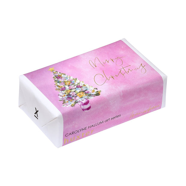 Huxter Floral Xmas Tree - Merry Christmas - Wrapped Fragranced Soap