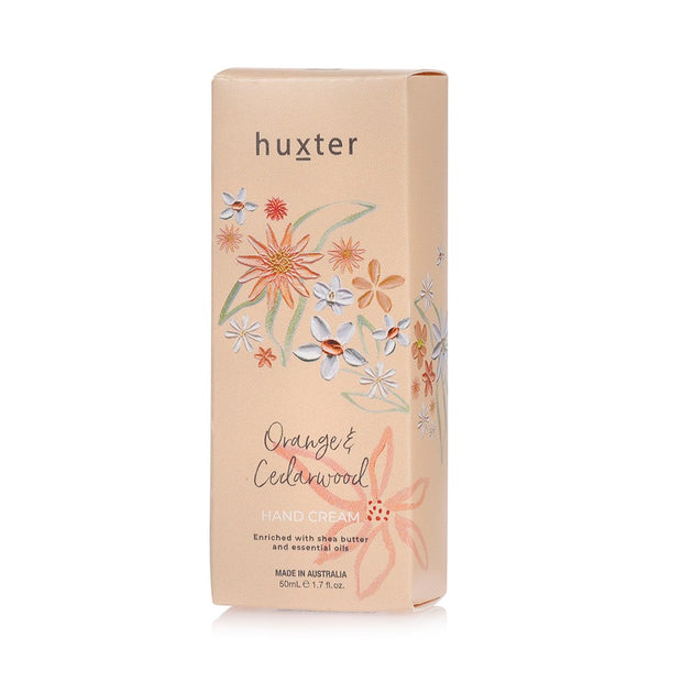 Huxter Hand Cream - Florals - Orange & Cedarwood 50ml