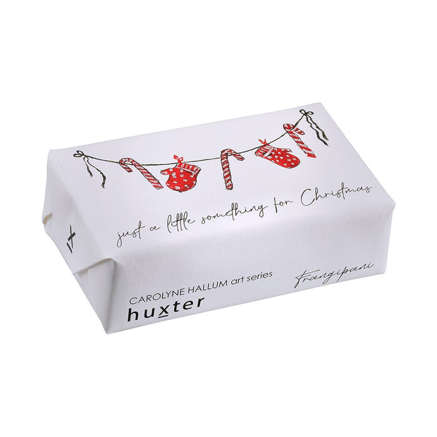 Huxter Just a Little Something for Christmas - Candy Cane Line Wrapped Fragranced Soap