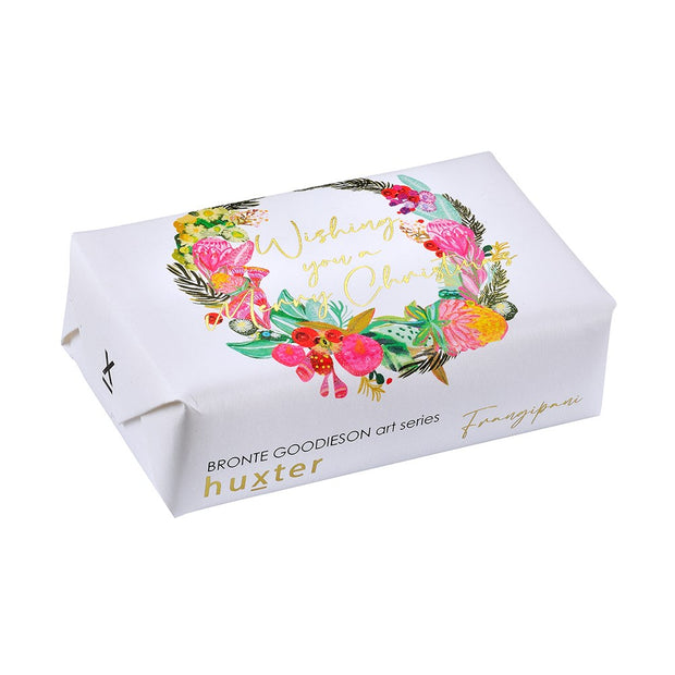Huxter Summer Wreath - Very Merry Christmas Wrapped Fragranced Soap