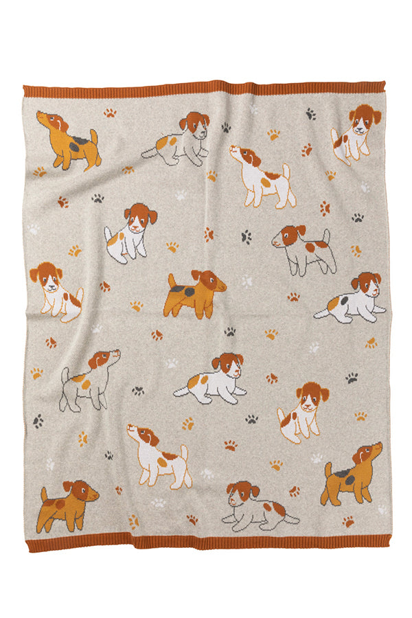 Playful Puppies Baby Blanket