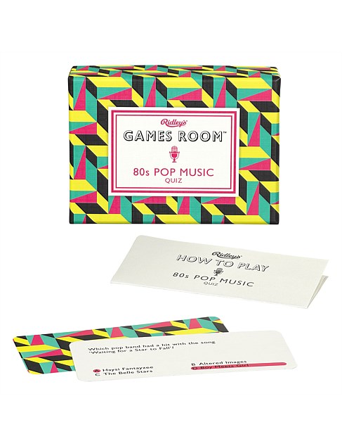 Games Room 80s Pop Music Quiz