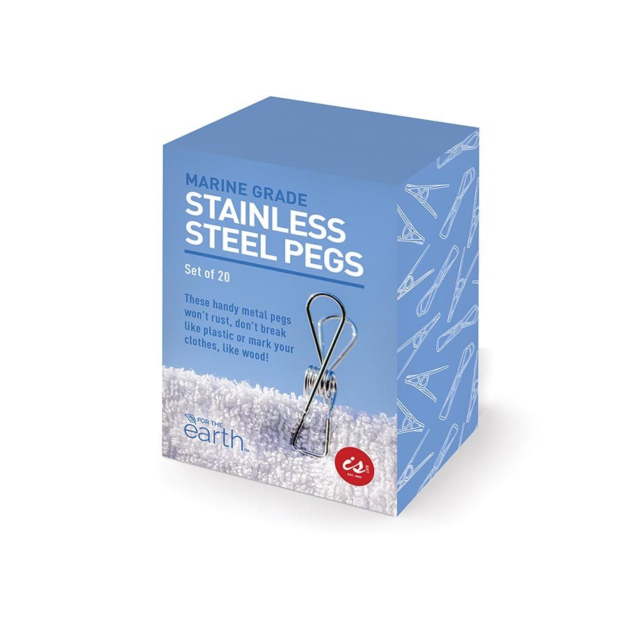 Stainless Steel Pegs - Set of 20
