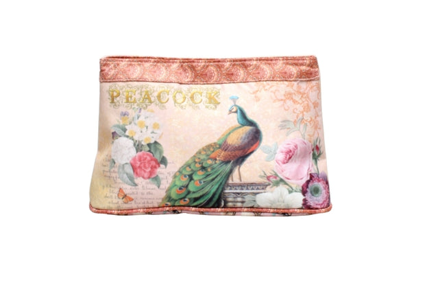 Small Cosmetic Pouch - Peacock