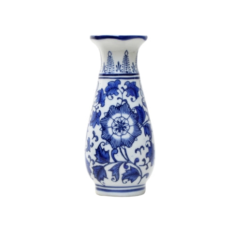 Blue & White Mei Vase 20cm
