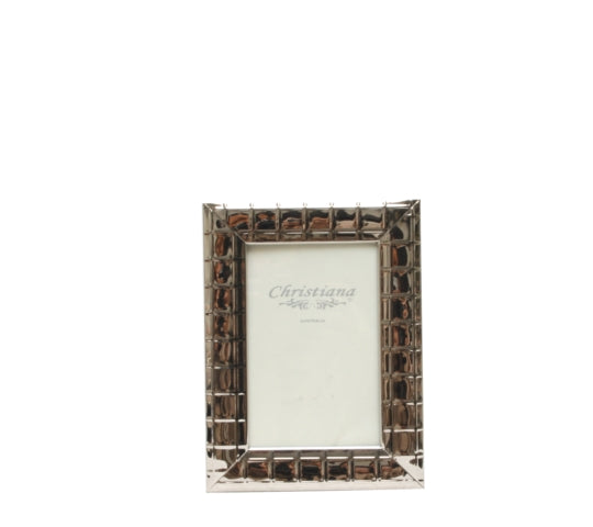 Silver Woven Photo Frame