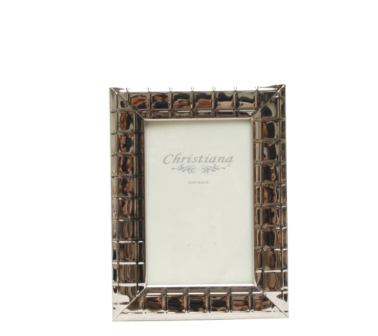 Silver Woven Photo Frame