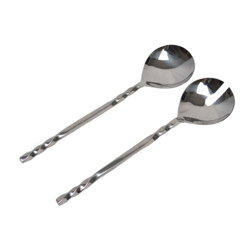 Twist Design Salad Server Set