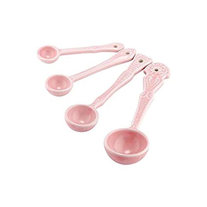 Ladelle Bake Pink Measuring Spoon Set