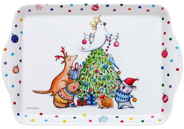Barney Christmas Scatter Tray
