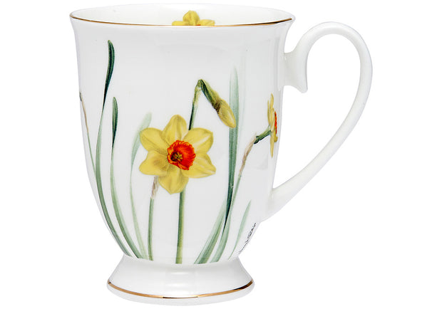 Ashdene Floral Symphony Daffodil Footed Mug