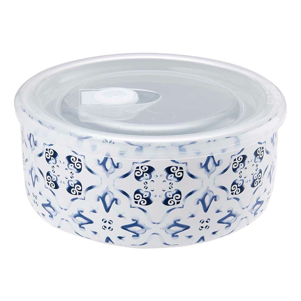Marbella Blue Tile Microwave Food Bowl