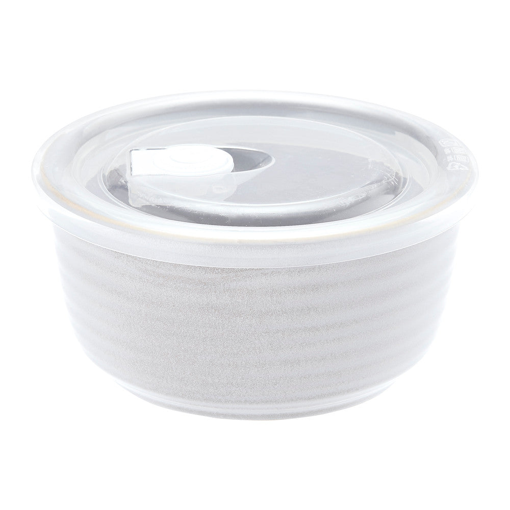 White Microwave Food Bowl