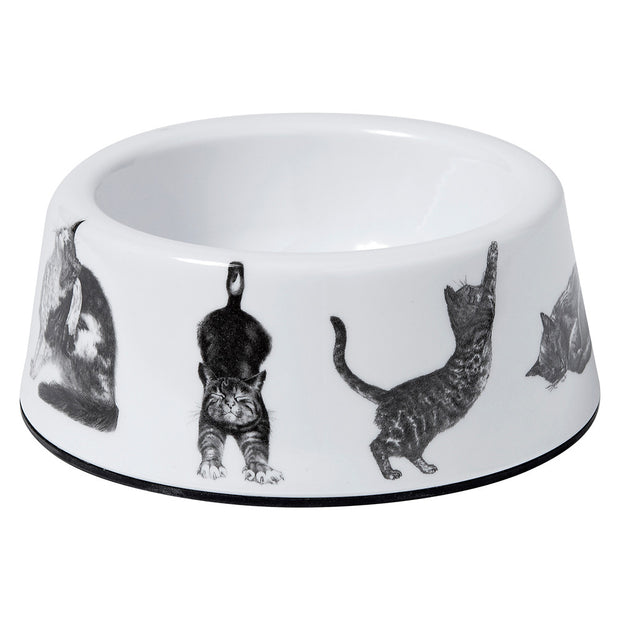 Casual Cats Small Pet Bowl