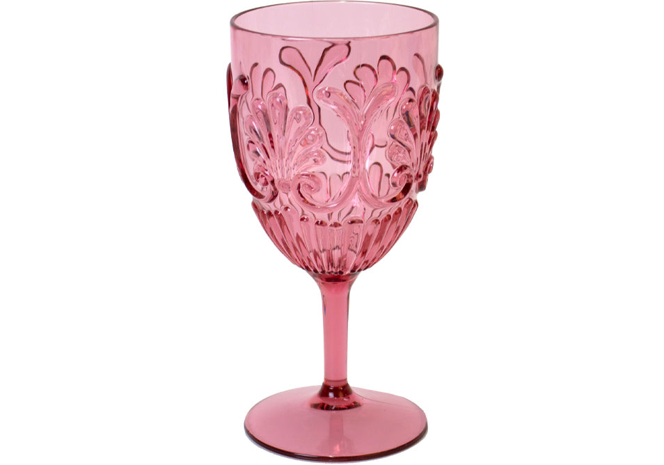 Lola Pink Wine Glass