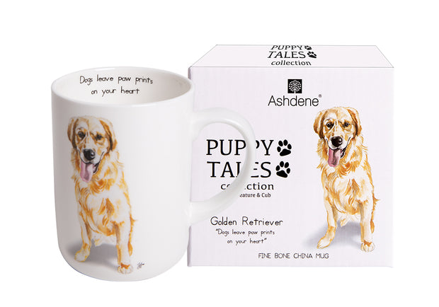 Ashdene Puppy Tales Golden Retriever Mug