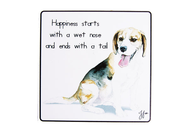 Ashdene Puppy Tales Beagle Coaster
