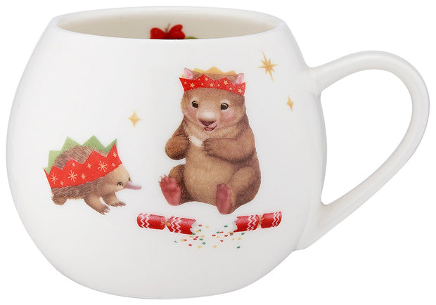 Ashdene Little Aussie Christmas Wombat Mini Hug Mug