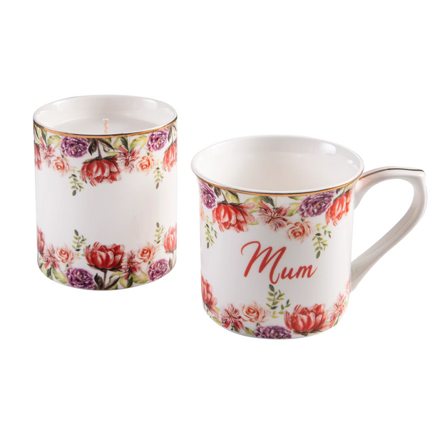 Bunch For Mum Mug & Candle Gift Set