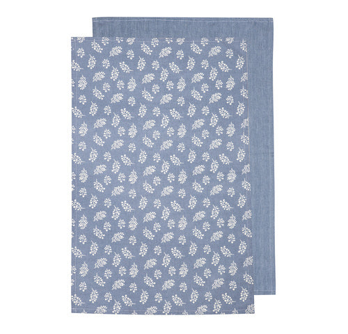 Homespun 2pk Kitchen Towel - Denim