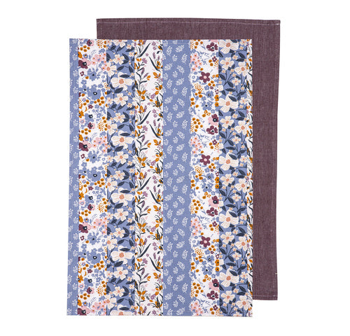 Homespun 2pk Kitchen Towel - Maroon