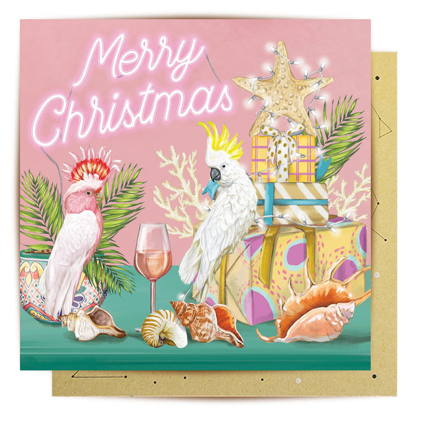 Mini Card - Merry Christmas Coastal Abode