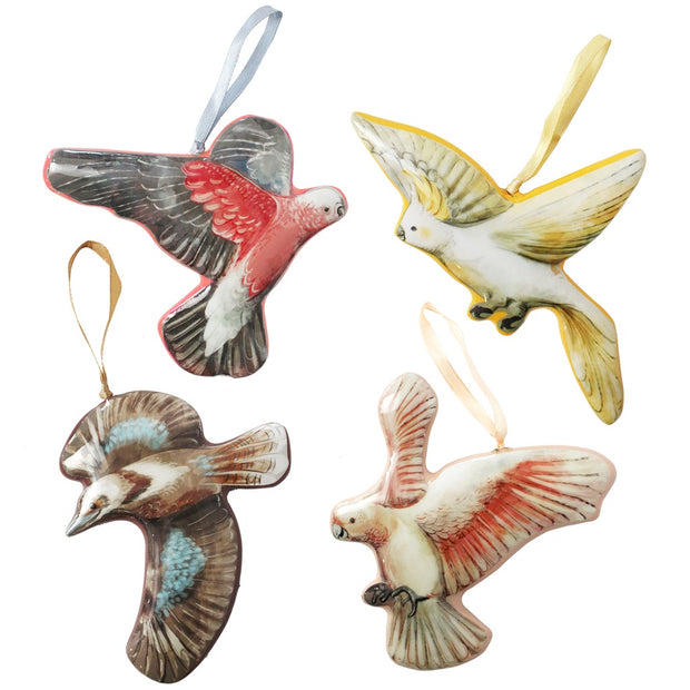 3D Bauble Set - Mother Nature Birds