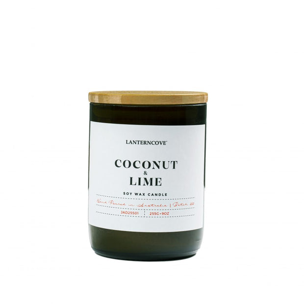 Jade Soy Wax Candle - Coconut & Lime