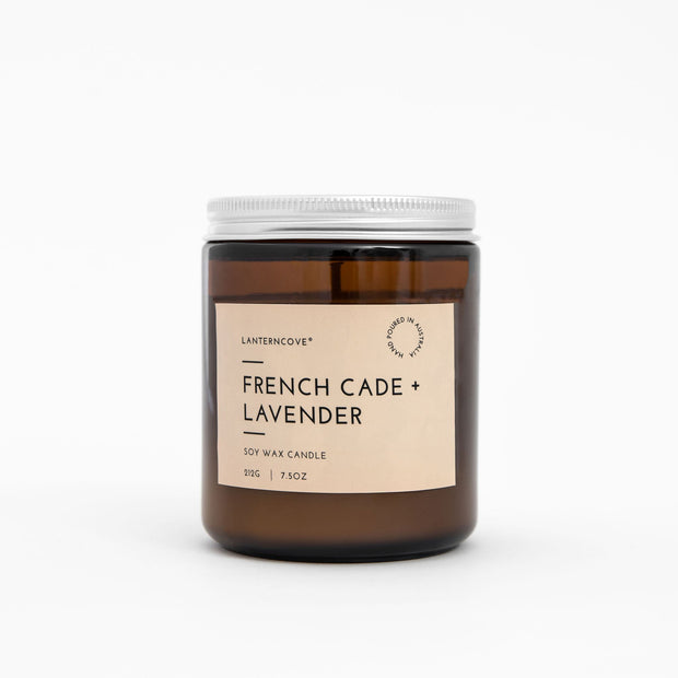 Glo 7.5 oz Soy Wax Candle – French Cade + Lavender