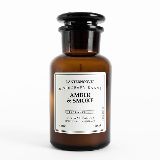 Dispensary 6.5oz Soy Wax Candle - Amber + Smoke