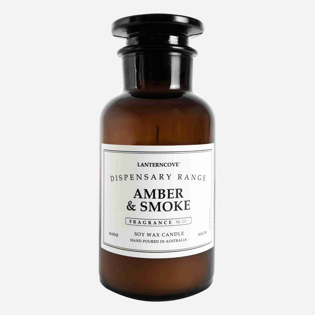 Dispensary 14.5oz Soy Wax Candle - Amber & Smoke