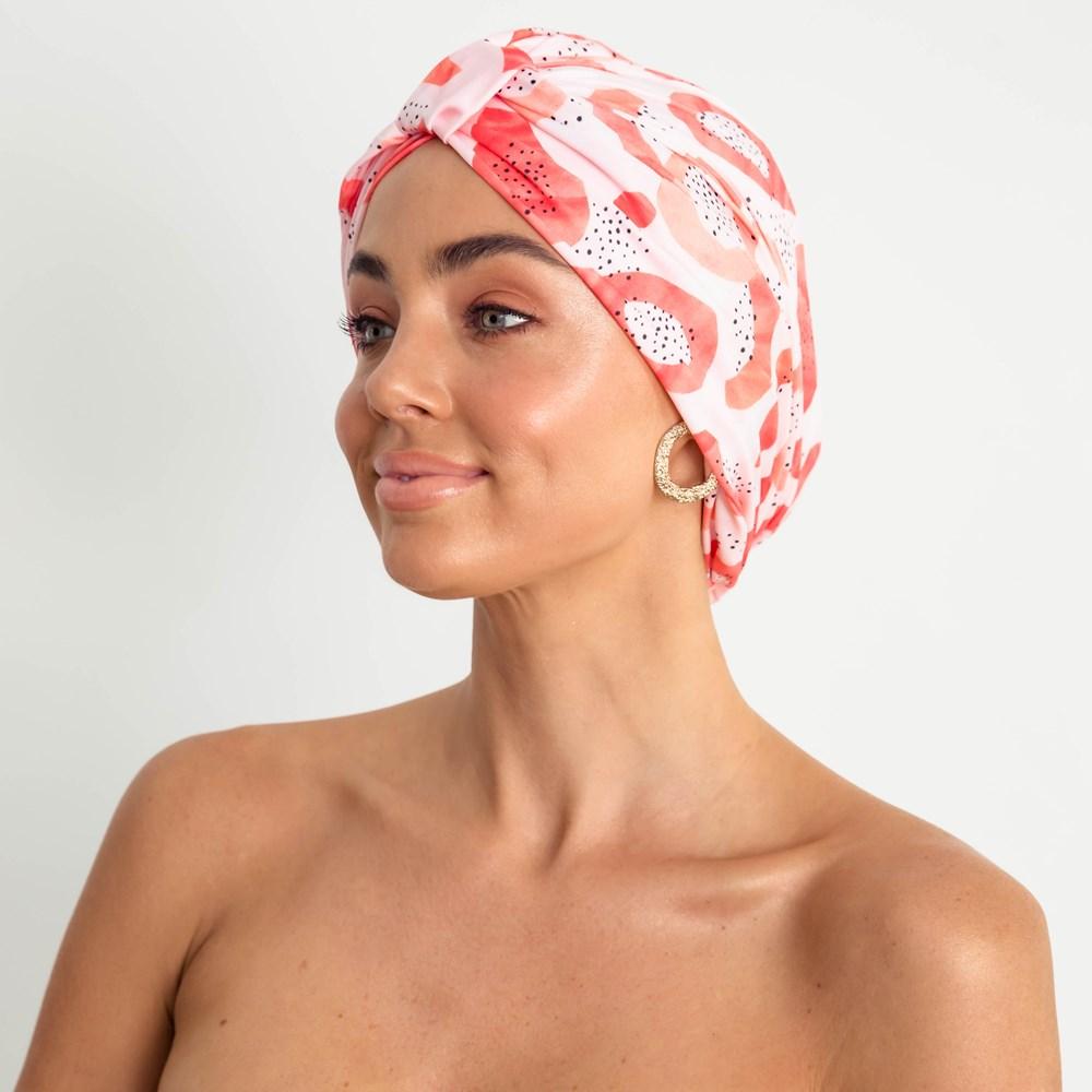 Amelie Shower Cap - Peach Papaya
