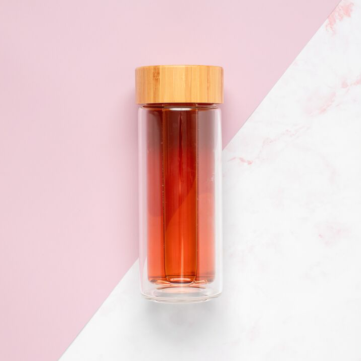 Glass Travel Tea Tumbler - Double Walled