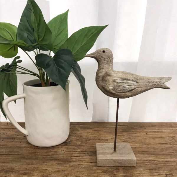 Wooden Tiwi Gull on Stand