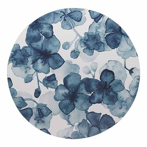 Cherry Blossom Round Placemants - Set of 4