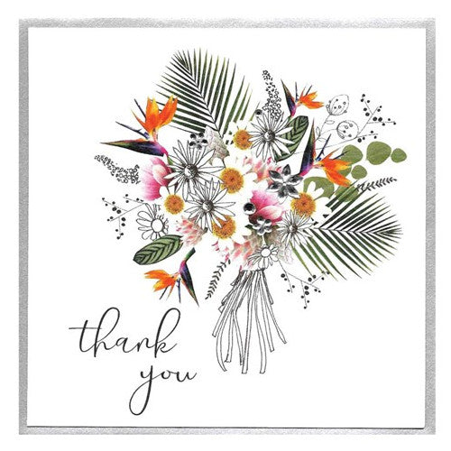 Thank You Bouquet Card