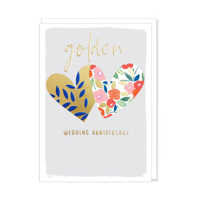 Golden Wedding Anniversary Card