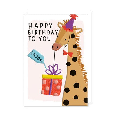 Rosanna Rossi Giraffe Confetti Card