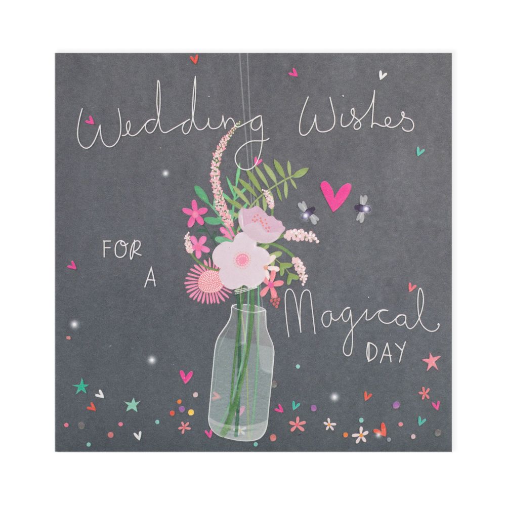 Belly Button Designs Electic Dreams Card - Wedding Wishes