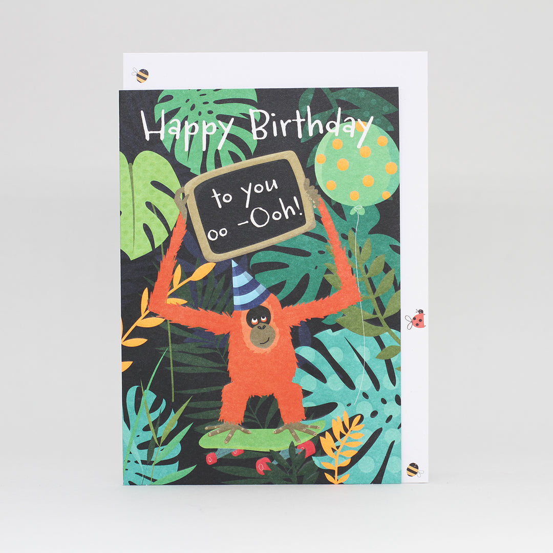 Belly Button Designs Wildlings Card - Orangutan