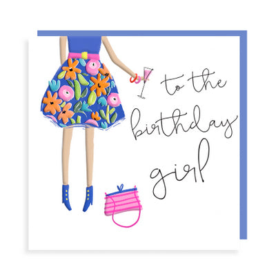 Rosanna Rossi Birthday Girl Greeting Card